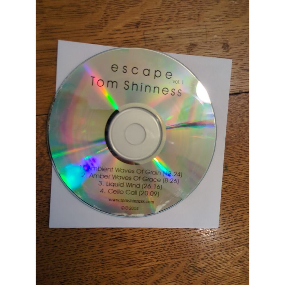 Escape Volume 1 Tom Shinness Disc Only